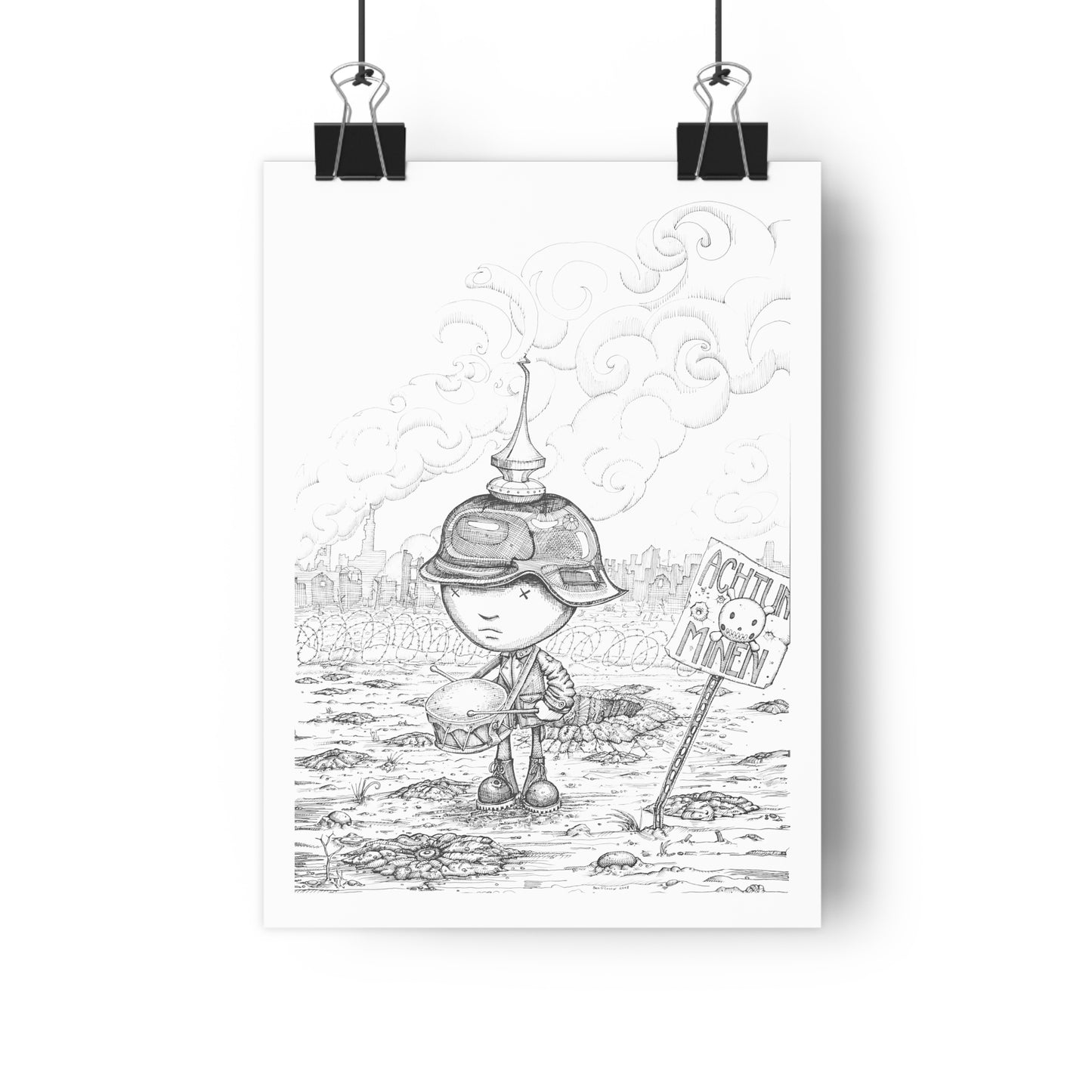 Achtung Meinen Giclée Art Print
