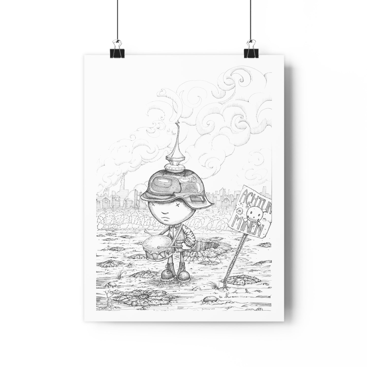 Achtung Meinen Giclée Art Print